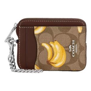 Adorable Coach Leather Card Wallet